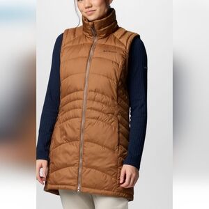 Columbia Women's Brown Puffer Large  Vest